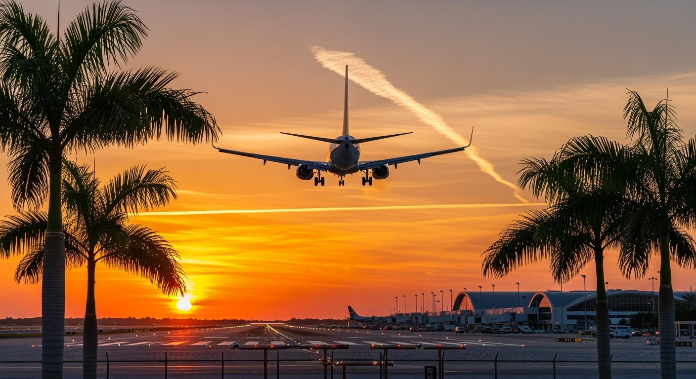 Flying into Orlando International Airport