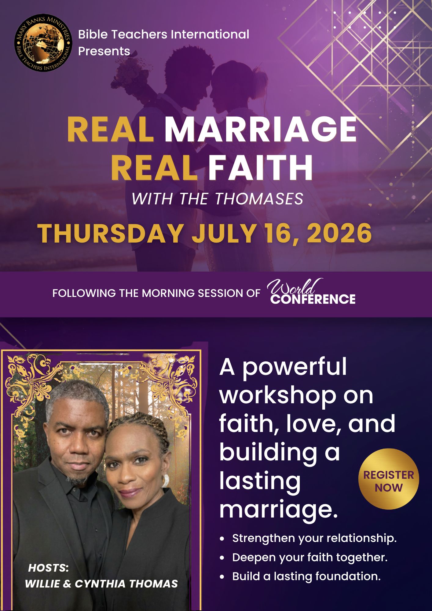 Marriage Workshop workshop flyer